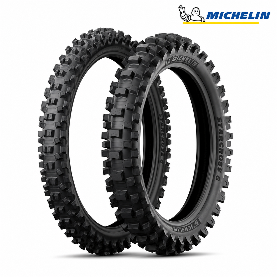 Anvelopa Spate pentru Cross/Enduro MICHELIN 110/90-19 TT 62M STARCROSS 6 MEDIUM SOFT Tractiune