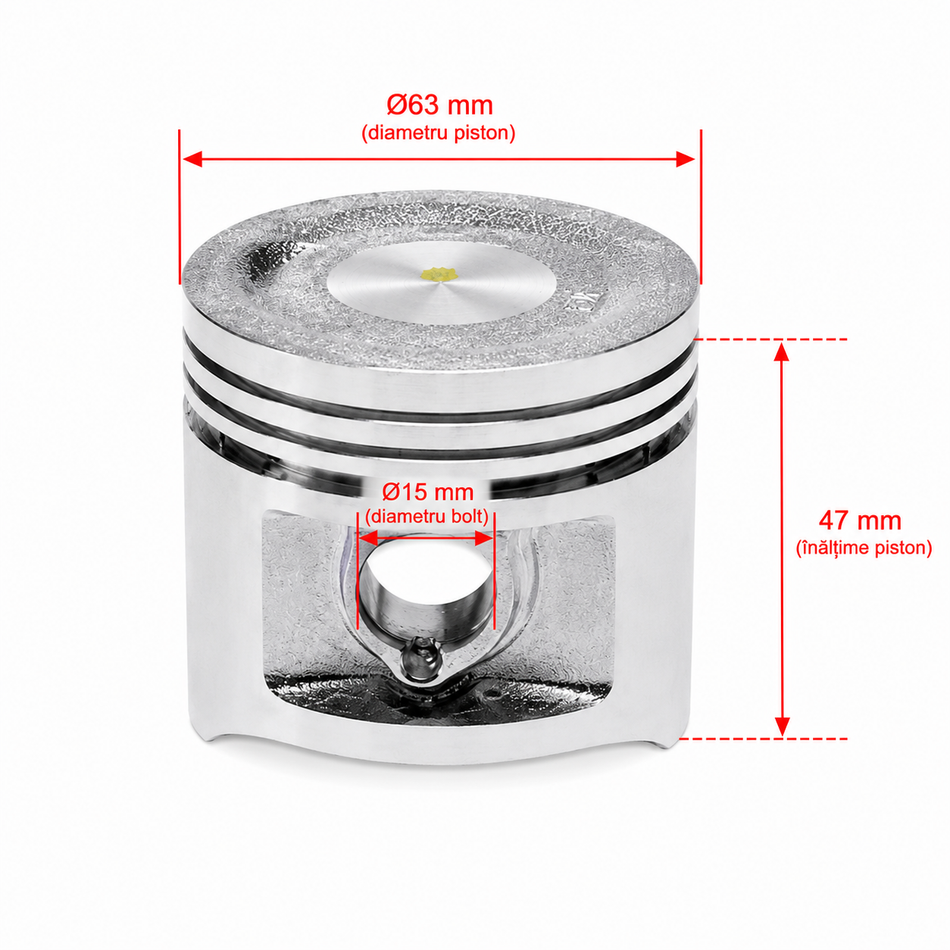 Piston Atv 53mm SMC/CBT 250CC 2 pistoane